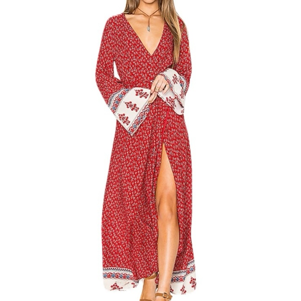 Reverse Tuesday maxi dress in floral
